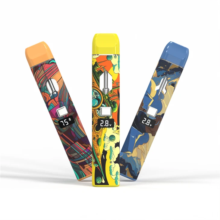 China Custom Most Popular 2ML Empty Delta 8 Hhc CBD Vape Device Thick Oil Disposable Vape Pen Vaporizer Manufacturer And Supplier