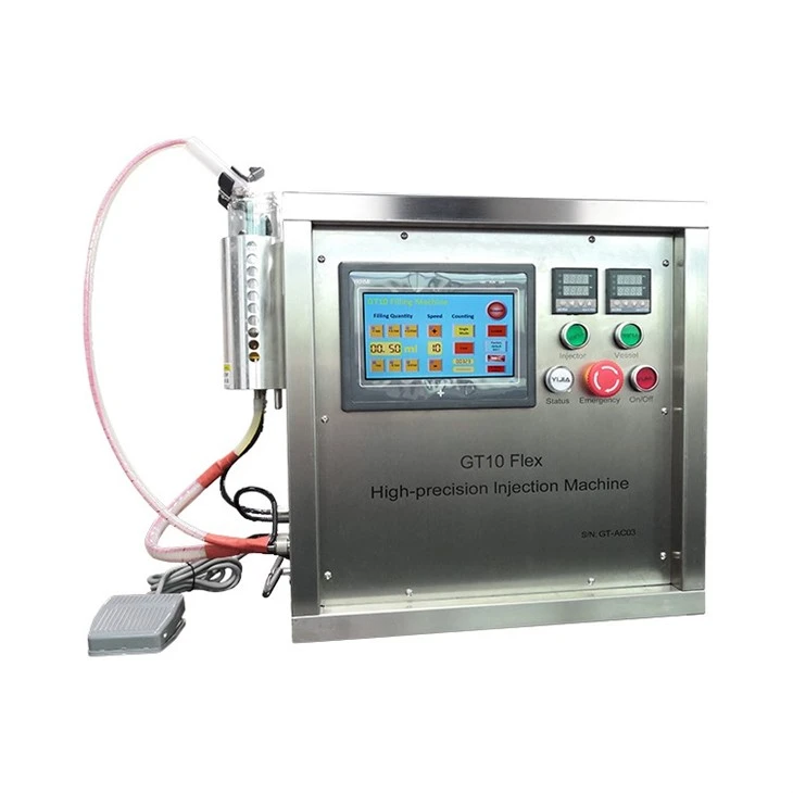 GT10 Hot Selling CBD/THC/ Diamond Sause Thick Oil Filling Machine For 1ML 2ML 5ML Disposable Vape Device