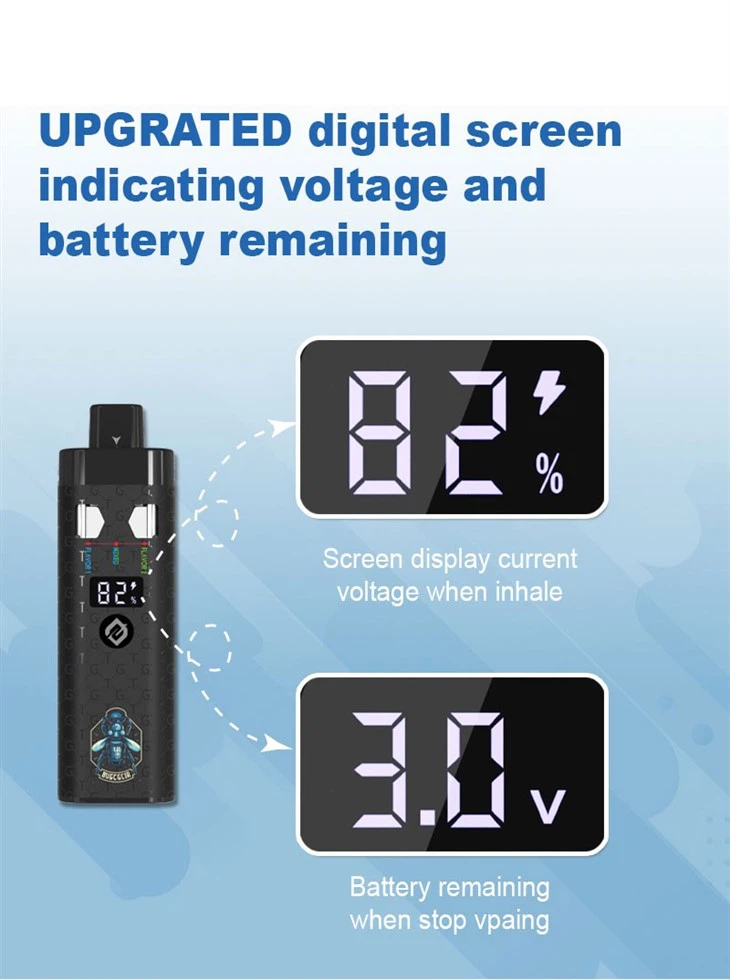 Popular Tank 2ml Disposable Rechargeable 350mAh 1ml Pen Style Vape Pen Kit For Hhc Thin Thick Oil